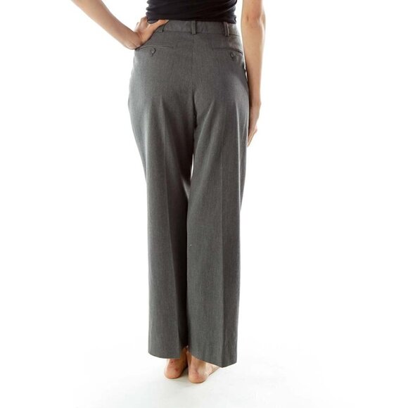 Brooks Brothers Gray Straight-Leg Slacks - Picture 2 of 3